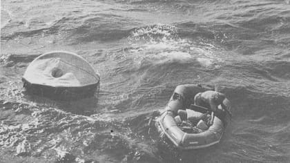 Fue una verdadera supervivencia que incluyó tener que destazar y comerse crudas las tortugas marinas que pescaban, estar rodeados de tiburones, sufrir mucha sed y llagas espantosas