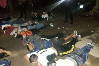 La Policía de San Luis compartió las imágenes de lo ocurrido en Villa Mercedes