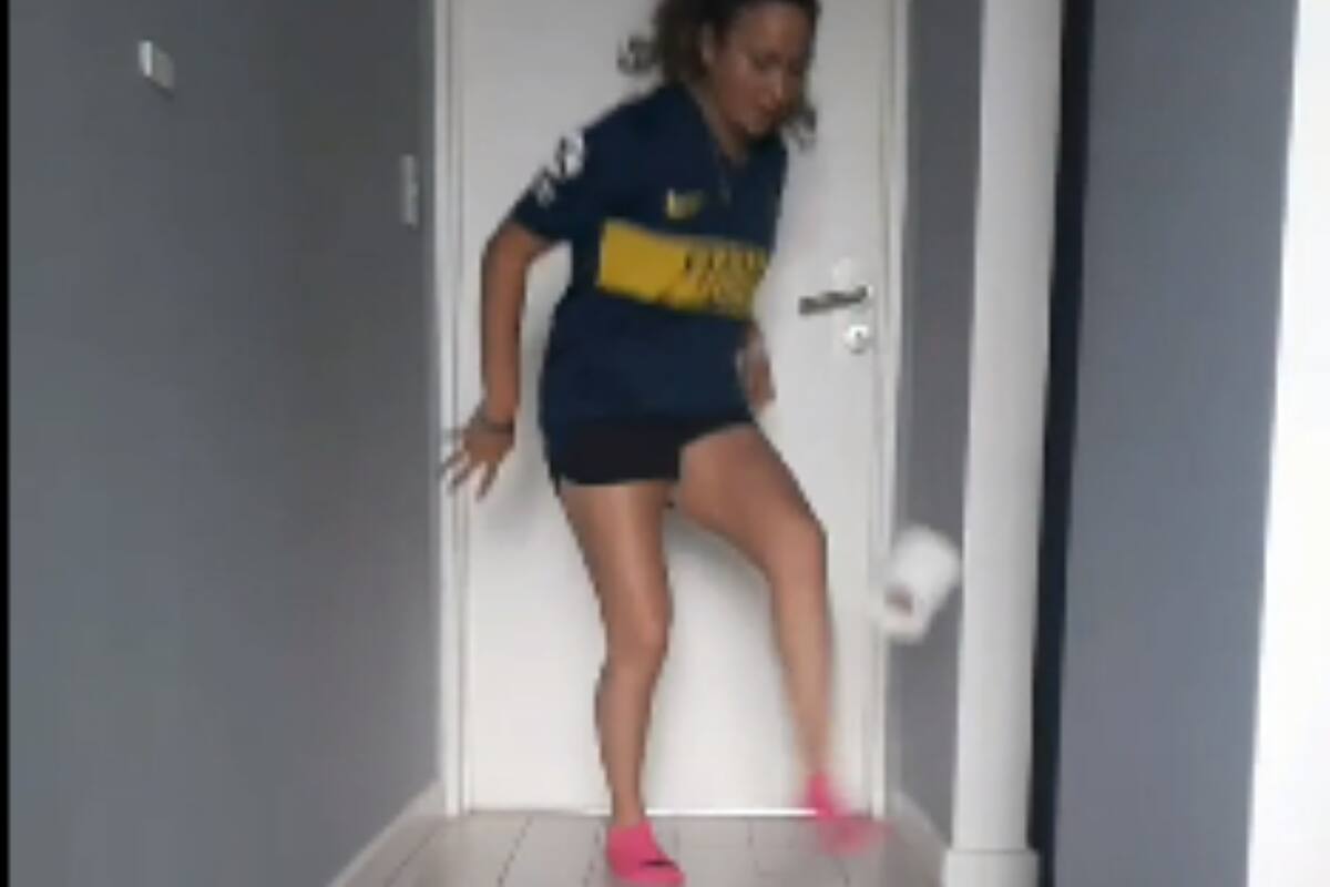 Fuera de las pistas, la aprendiz Florencia Giménez se animó al reto