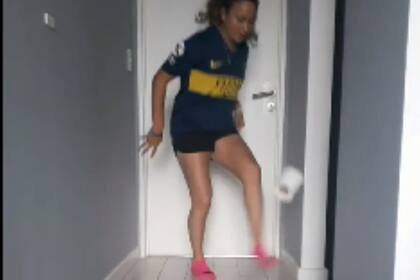 Fuera de las pistas, la aprendiz Florencia Giménez se animó al reto