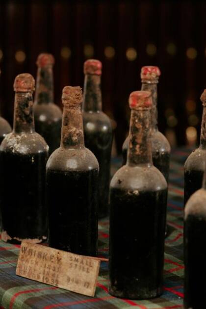Fueron 40 las botellas descubiertas de este whisky de 1834