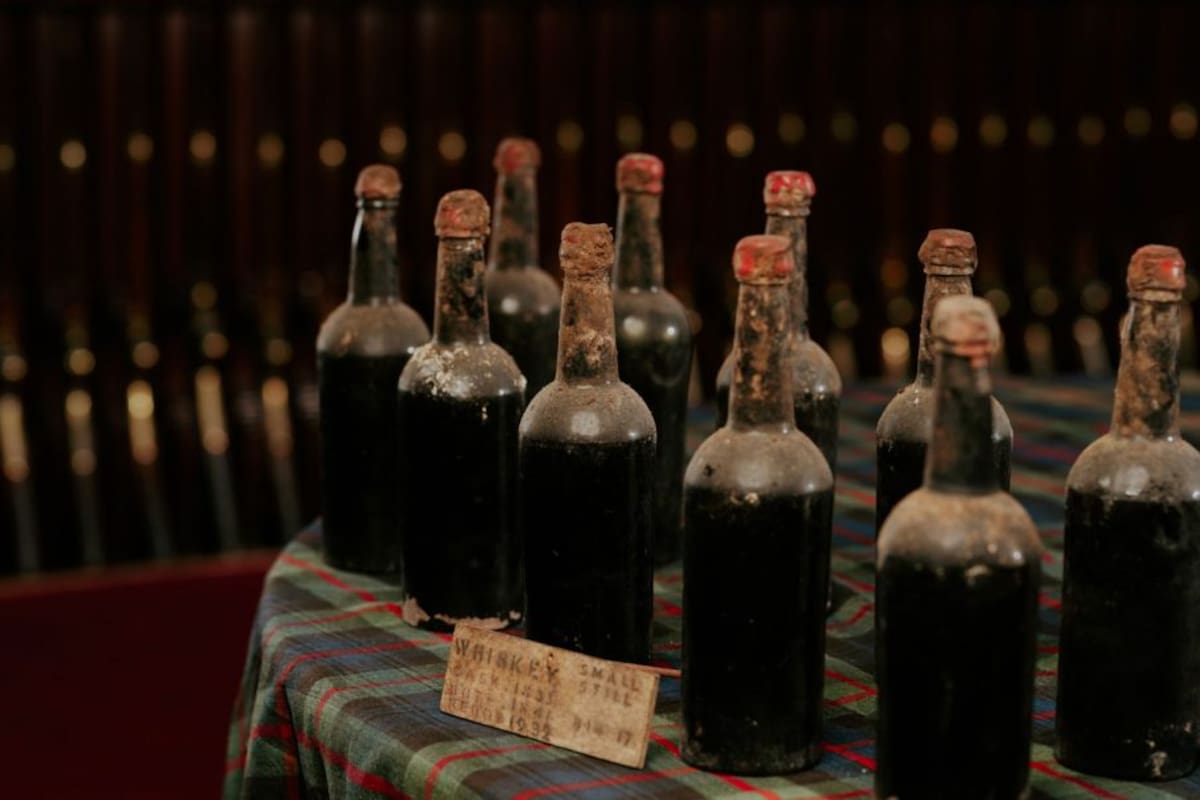 Fueron 40 las botellas descubiertas de este whisky de 1834