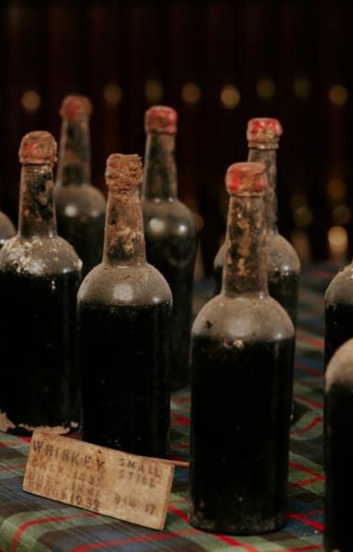 Fueron 40 las botellas descubiertas de este whisky de 1834