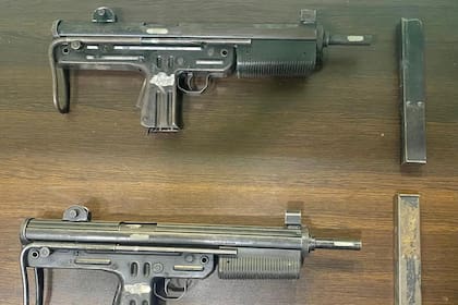 Fueron decomisados dos ametralladoras FMK3