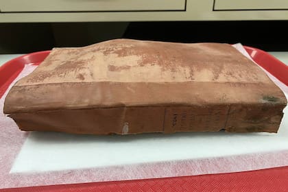 Fueron hallados tres libros, entre otros históricos elementos. Twitter @desmontilla
