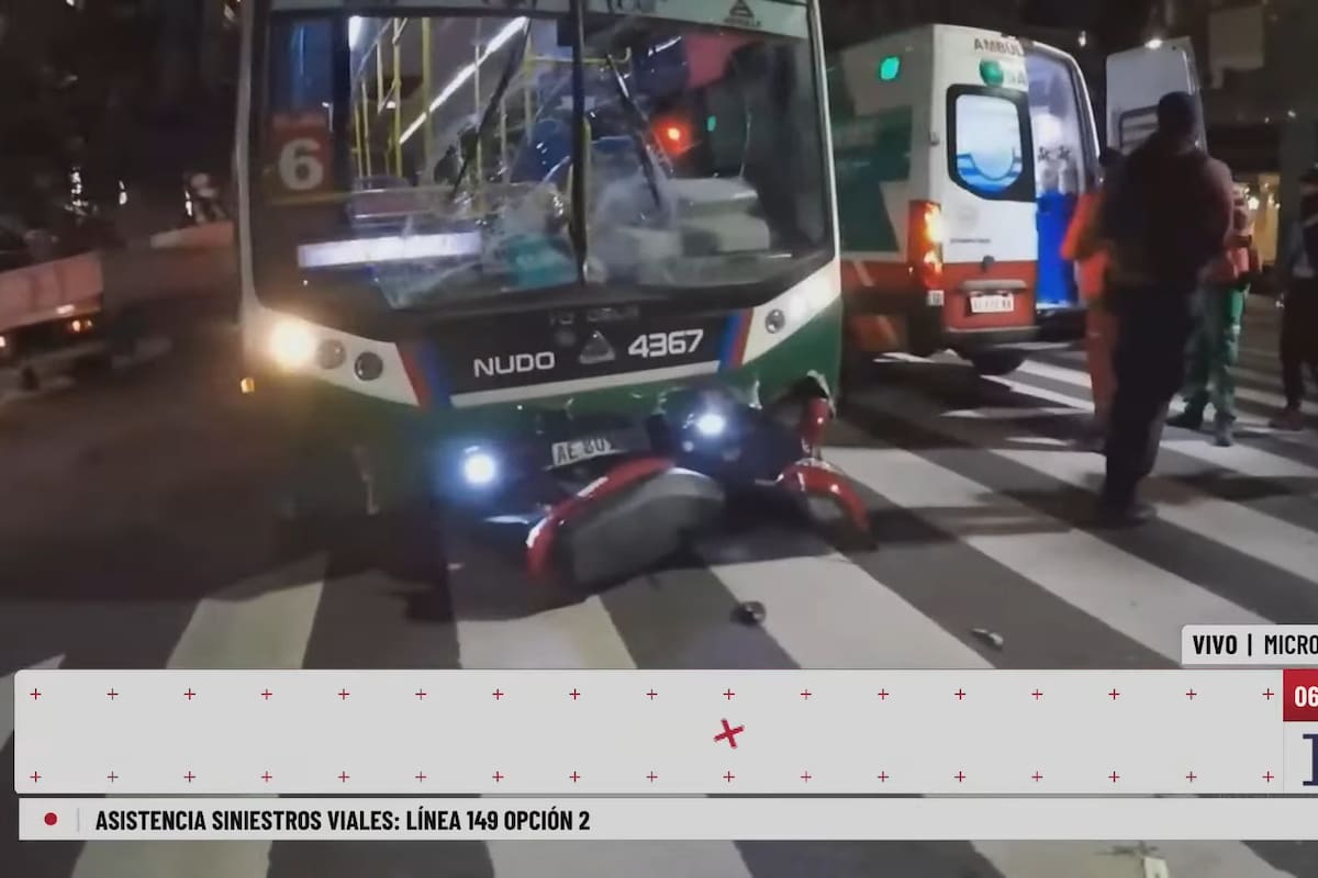 Fuerte choque en pleno centro porteño.