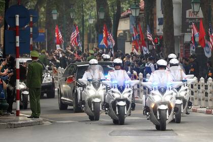 Fuerte operativo de seguridad por la llegada de Kim Jong-un a Vietnam para su segundo cara a cara con Donald Trump