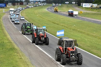 La movilización es contra la suba de las retenciones