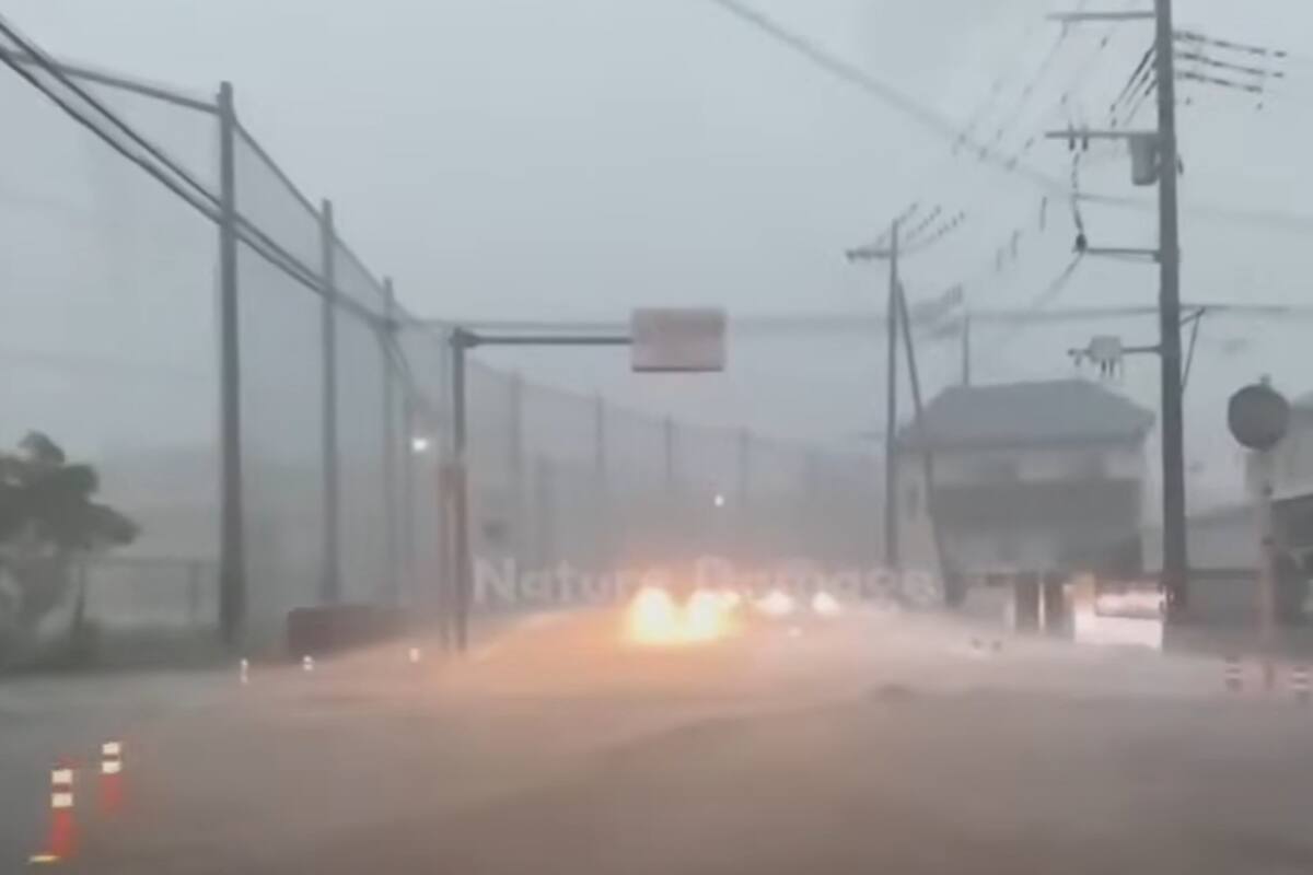 Fuertes inundaciones en Tokio