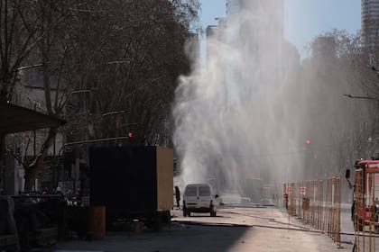 Fuga de gas en Juan B. Justo y Paraguay