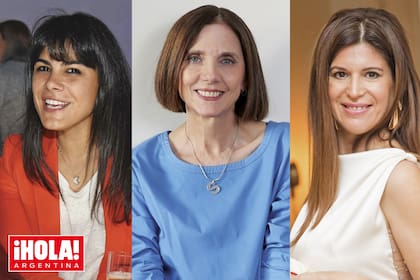 "Fuimos mil cosas, amigos, amantes, pareja… La vida cerca de Lanata siempre fue un trampolín ida y vuelta entre el disparate y la adrenalina", escribió en su cuenta de X Sara Stewart Brown, su tercera mujer (a la izquierda). A lo largo de su vida, el periodista tuvo varios amores y desamores. En el centro, Silvina Chediek; y, a la derecha, Elba Marcovecchio, con quien se casó por cuarta vez.