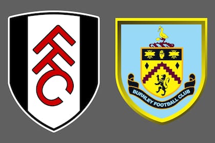 Fulham y Burnley disputaron uno de los encuentros de la jornada del fútbol inglés