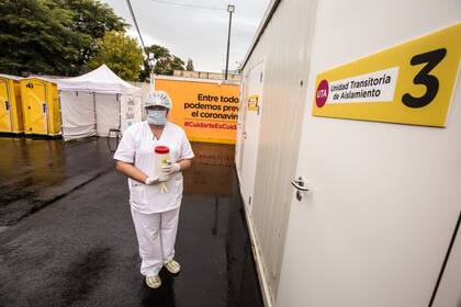 Funcionamiento de una de las Unidades Febriles de Urgencia del Hospital Muñiz