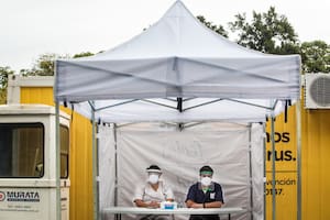 Funcionamiento de una de las Unidades Febriles de Urgencia del Hospital Muñiz