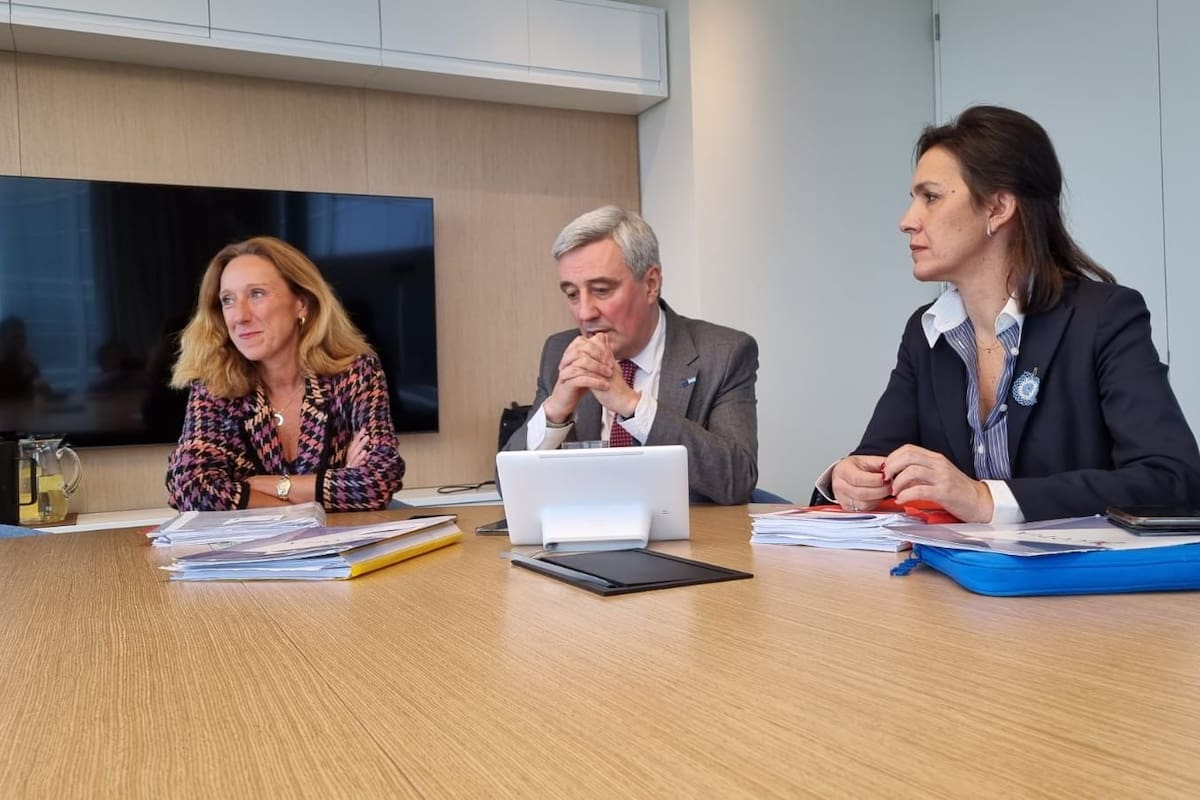 Funcionarios de la Unión Europea, a su paso por Buenos Aires