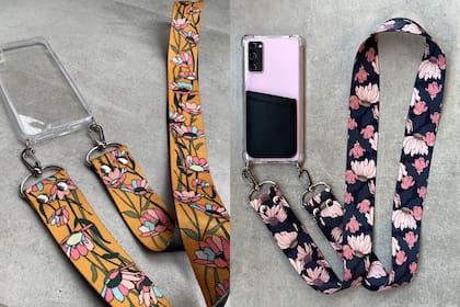Funda con onda. Soyevasi.com vende, por Instagram, fundas adaptadas para correas. En caso de querer utilizar una funda propia, esta empresa comercializa un adaptador universal, si no se puede comprar directamente las fundas que incluyen dos ganchos para poner las cintas. El adaptador universal cuesta 590 pesos, las fundas desde 1290 pesos y las correas desde 790 pesos