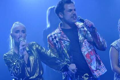 Fernando Dente y Lali dieron un gran espectáculo ayer en el Ópera para Fundación Huésped