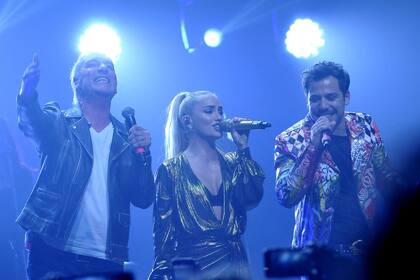 Manuel Wirzt, Lali y Dente, juntos en el escenario del teatro Ópera en beneficio de Fundación Huésped