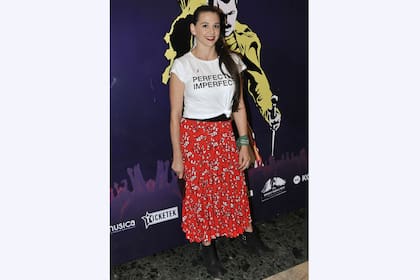 ¡Yo voy! Laura Azcurra no se quiso perder el show