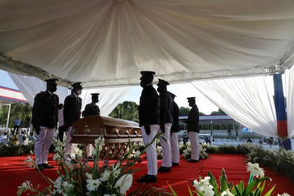 Funeral del presidente Moïse en Cabo Haitiano