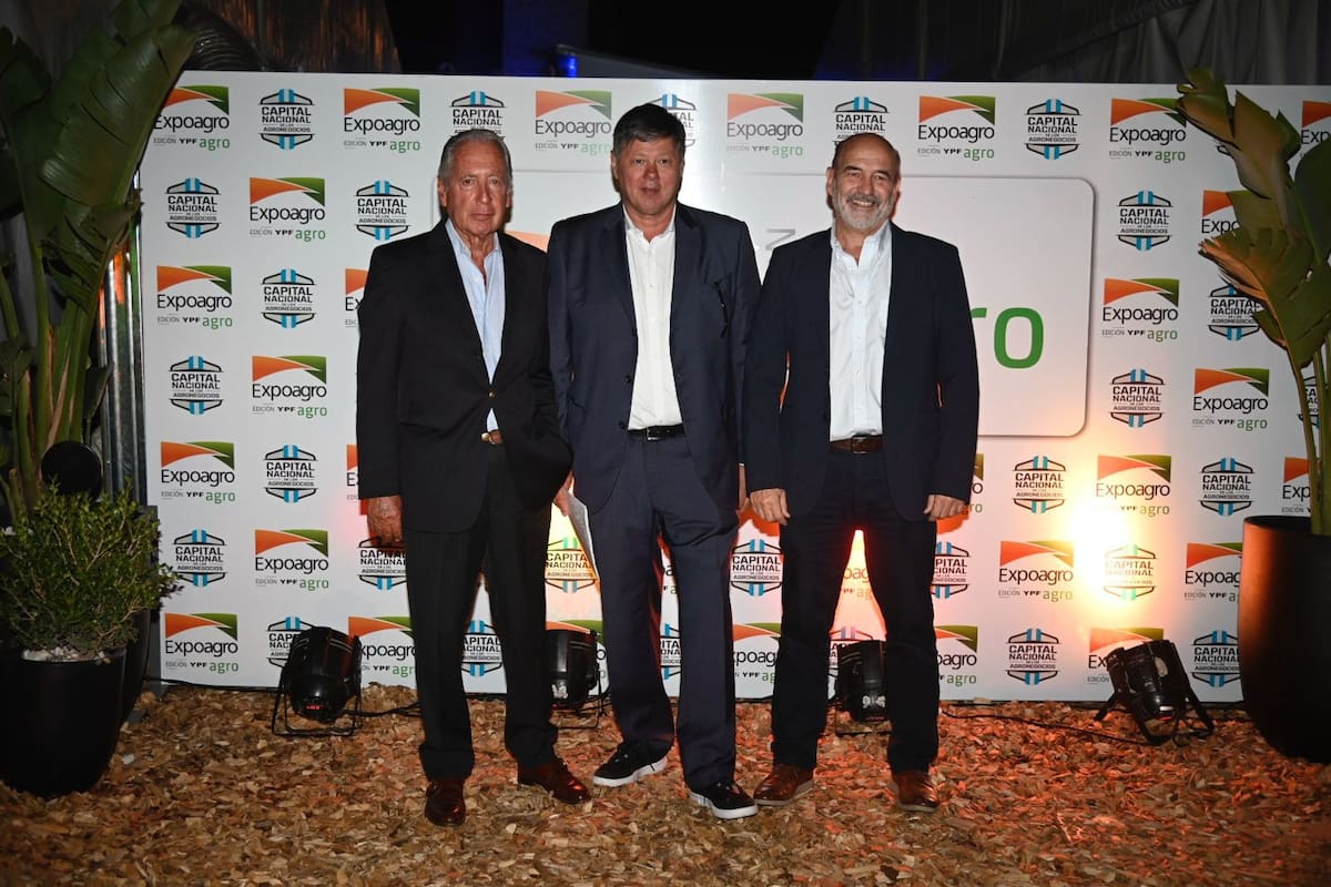 Funes de Rioja, presidente de la Union Industrial Argentina (UIA); Martín Schwartzman, CEO de Exponenciar