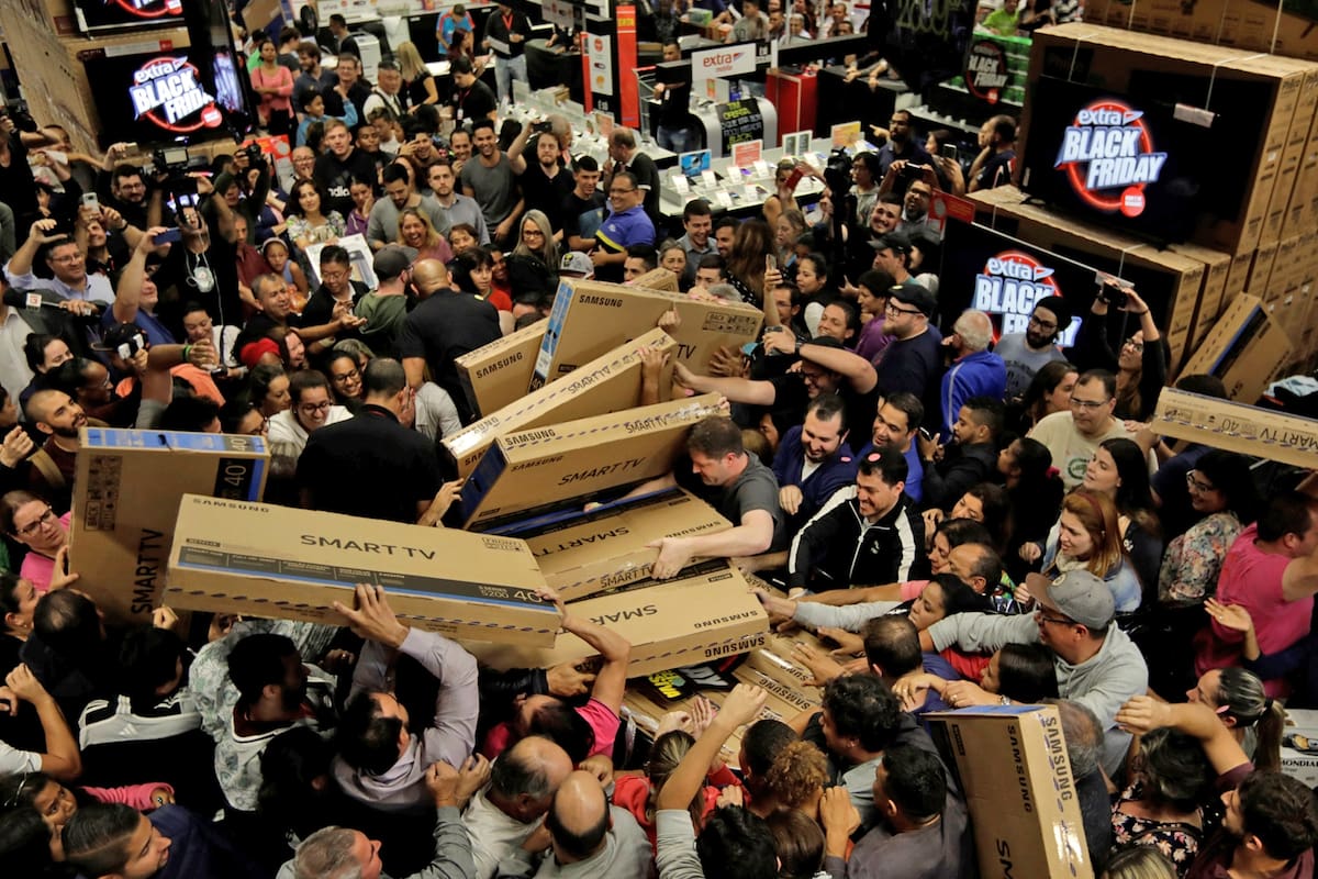 Furor de compras por el black friday