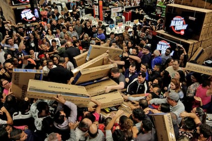 Furor de compras por el black friday