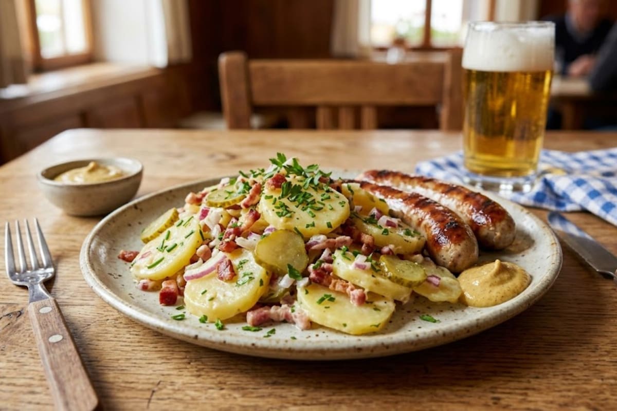 Furor por una ensalada de papa alemana de seis pasos: cómo hacer el kartoffelsalat