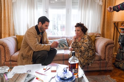 Furtado, junto a Mónica Raiola