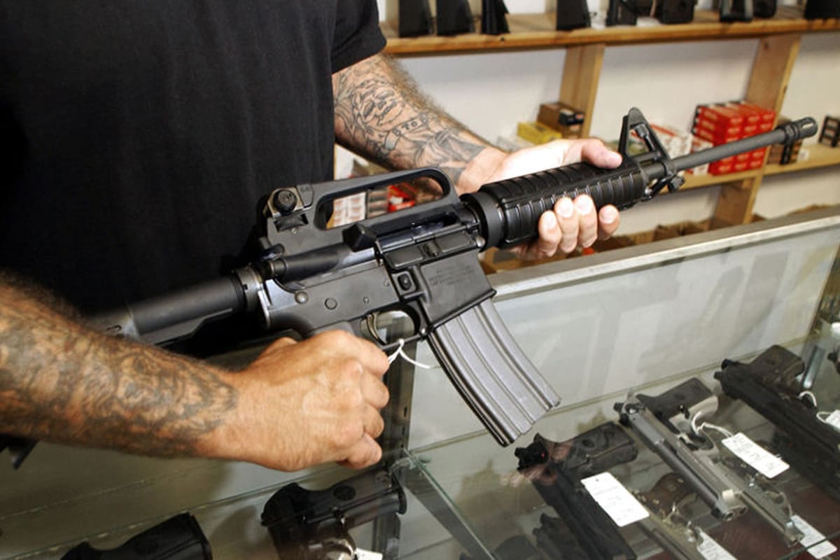 Fusil de asalto semiautomático AR-15, fabricado por Colt, modelo del arma utilizada por Omar Mateen en la masacre de Orlando