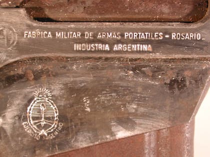 Fusil FAL secuestrado en una favela de Río de Janeiro