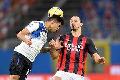 Crsitian Romero jugó un partido estupendo, fue figura y borró a Zlatan Ibrahimovic del campo de juego
