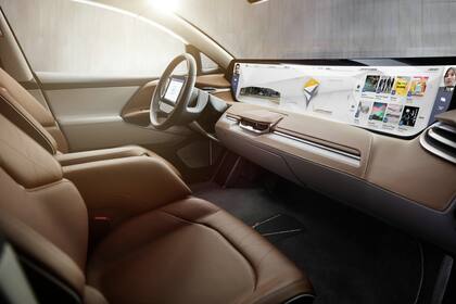 Futurista. Interior del Byton, el vehículo eléctrico y autónomo creado por los chinos que quiere competir con Tesla