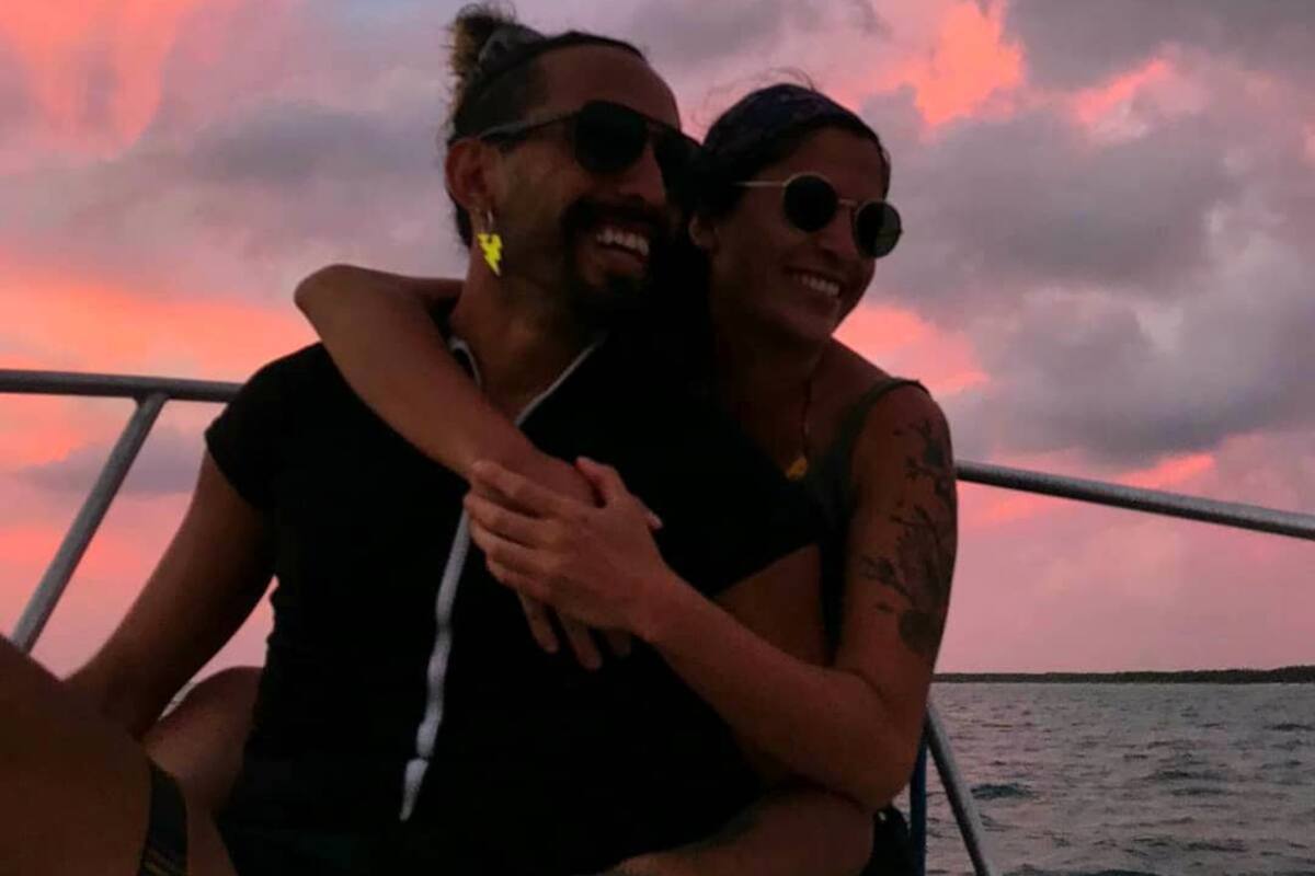 Gabo y Giselle Usandivaras (Foto: Instagram/@gabousandivaras)