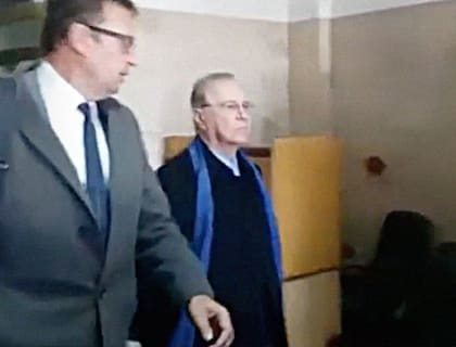 Gabriel Romero, cuando declaró como arrepentido en la causa Cuadernos