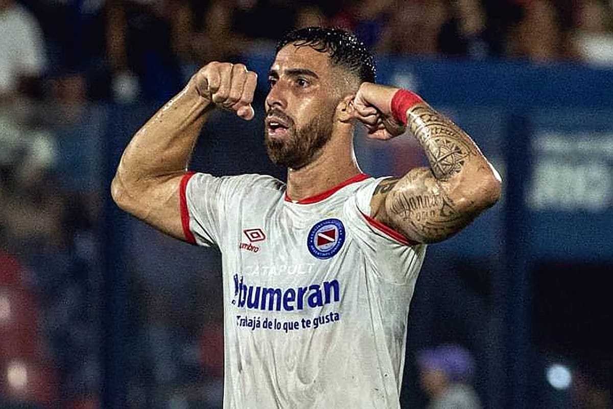 Gabriel Avalos, el 9 de Argentinos que fue elegido por Carlos Tevez para llegar como refuerzo a Independiente