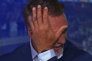 Gabriel Batistuta no pudo contener la emoción tras el campeonato logrado por la Argentina