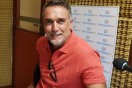 Gabriel Batistuta y su relato, durante su visita a Reconquista Hoy
