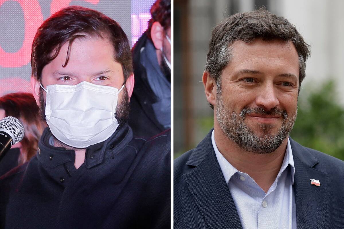 Gabriel Boric y Sebatián Sichel, los ganadores de la noche