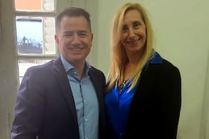 Gabriel Bornoroni y Karina Milei