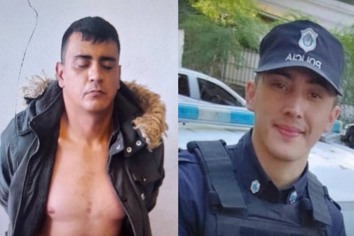 Gabriel Cañete, el detenido, y Germán Farías, la víctima