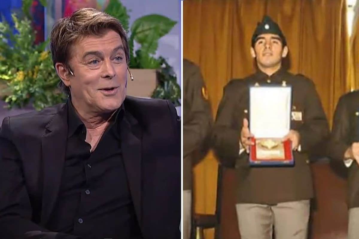 Gabriel Corrado recordó su encuentro con El Diez en la colimba