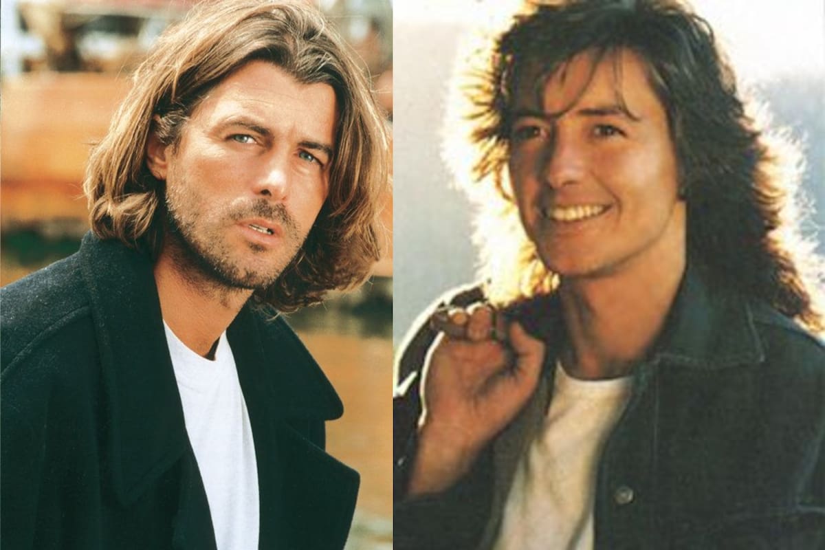 Gabriel Corrado y Gustavo Bermúdez en los años 90.