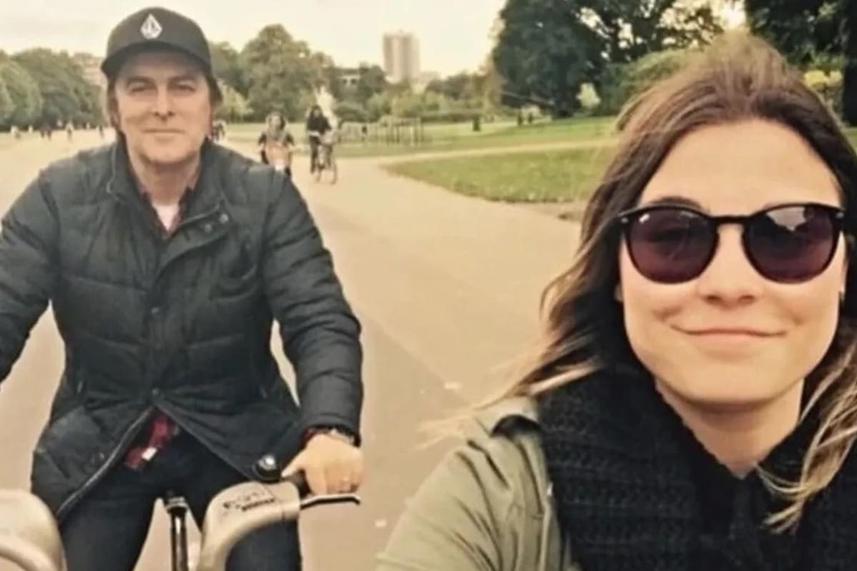 Gabriel Corrado y su hija, Clara