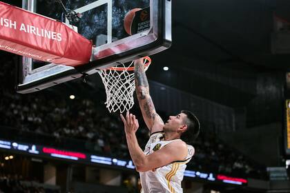 Gabriel Deck, pieza argentina del Real Madrid puntero de la liga española, que se enfrentará con Gran Canaria como visitante.