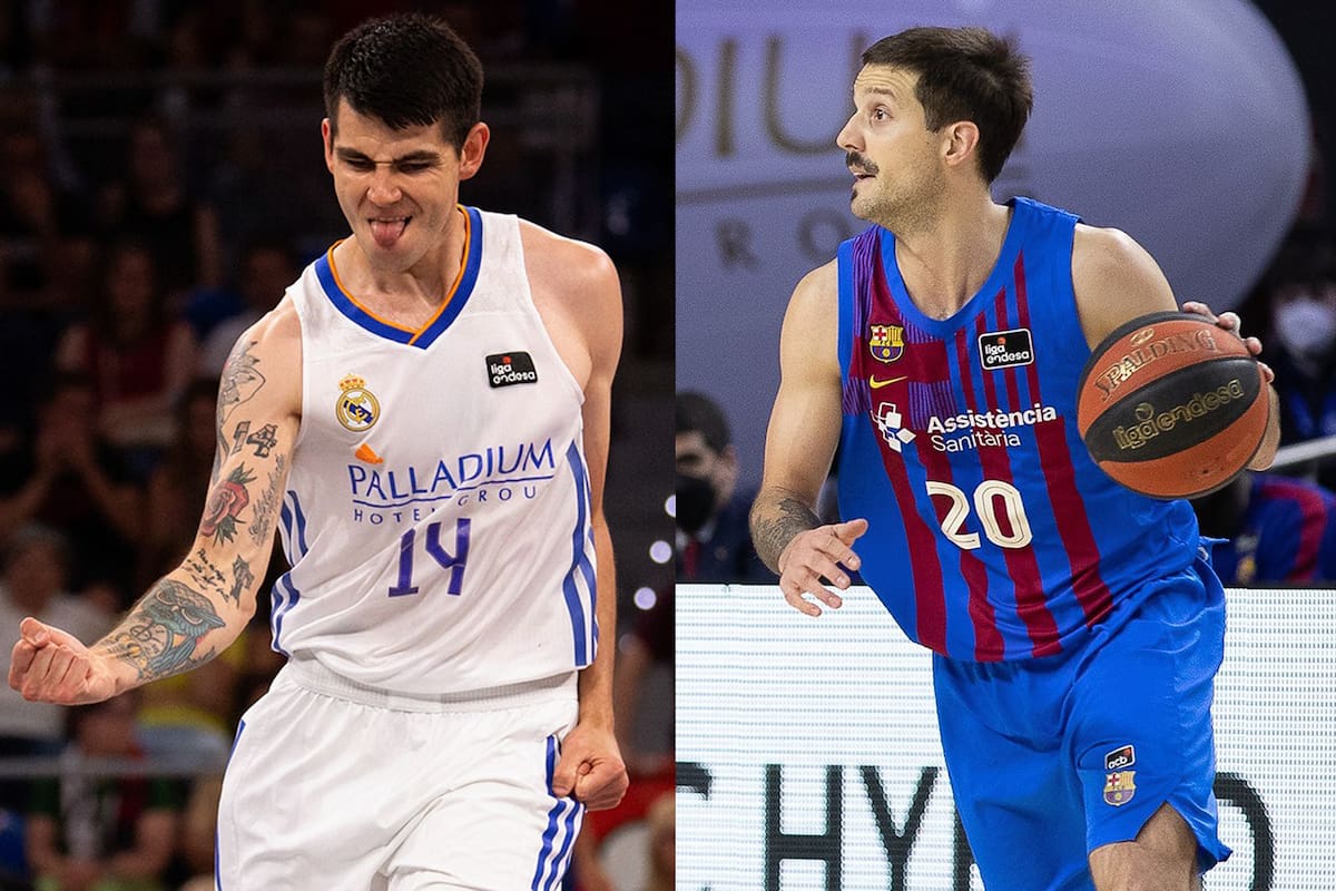 Gabriel Deck (Real Madrid) y Nicolás Laprovittola (Barcelona), van por una nueva corona del básquetbol español