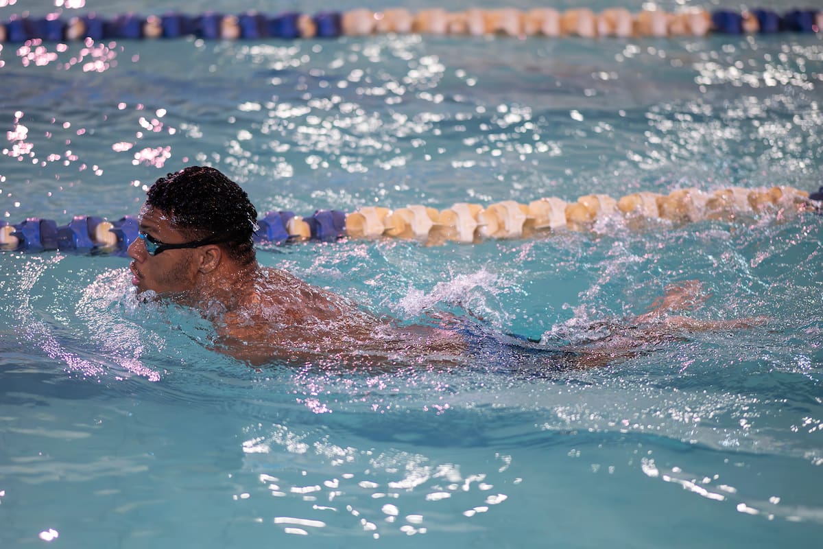 Gabriel Geraldo dos Santos Araujo, en un entrenamiento en Juiz de Fora, estado de Minas Gerais