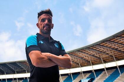 Gabriel Hauche, una de las cartas ofensivas de Racing en Montevideo.
