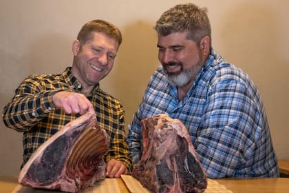 Gabriel Hofnug y su socio Martín Nahra