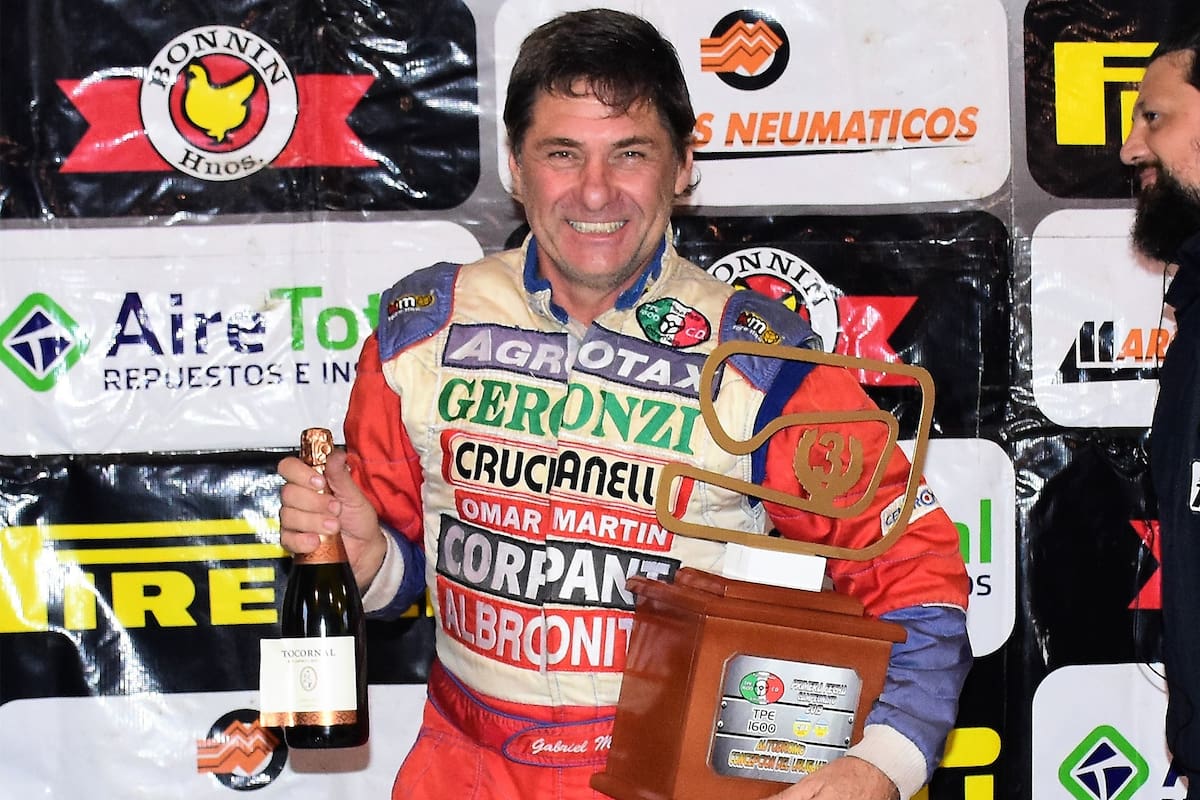 Gabriel Massei, en el Turismo Pista 1600 entrerriano